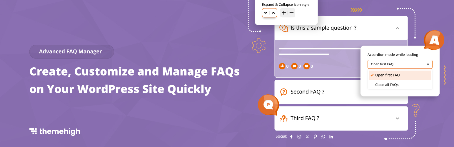 Advanced FAQ Manager
