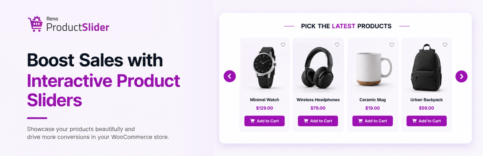 Reno Product Slider