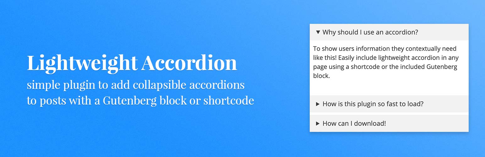 Lightweight Accordion